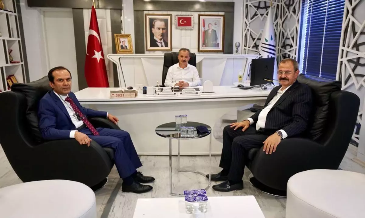Konukoğlu'ndan, Başkanımıza Ziyaret