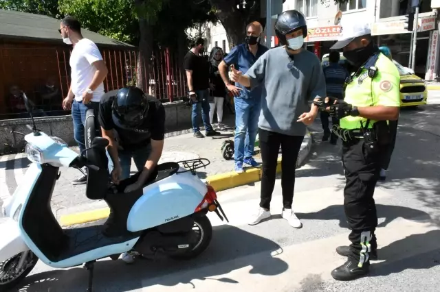 Kurallara uymayan sürücülere ceza kesildi