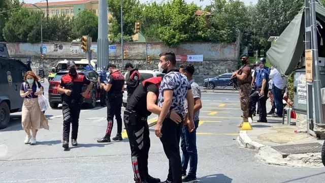 Okmeydanı'nda Özel Harekat destekli dev asayiş denetimi