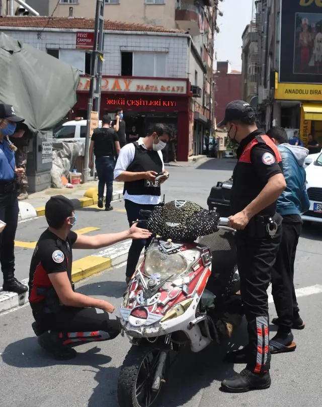 Şişli'de asayiş denetimi yapıldı
