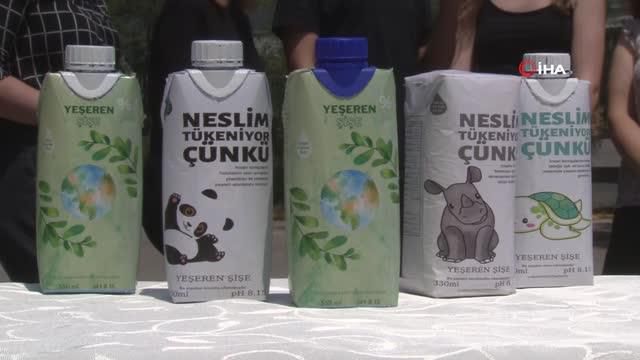 Bu şişe doğada çözünerek tohum saçıyor; ağaca dönüşüyor