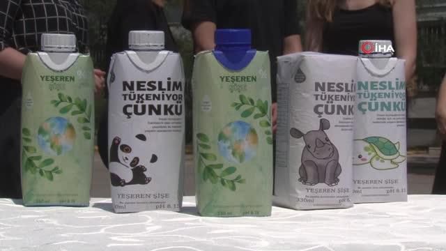 Bu şişe doğada çözünerek tohum saçıyor; ağaca dönüşüyor