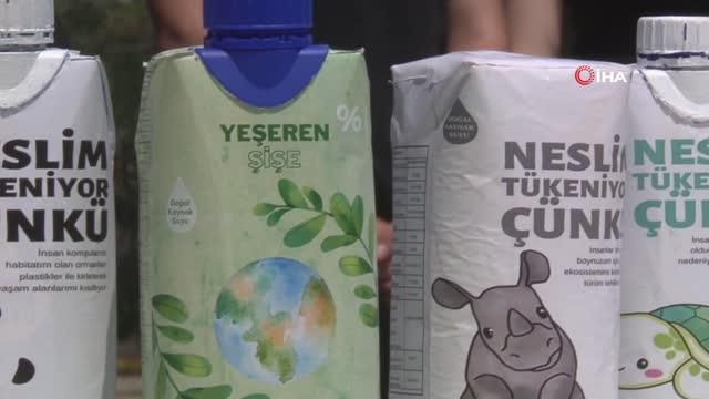 Bu şişe doğada çözünerek tohum saçıyor; ağaca dönüşüyor