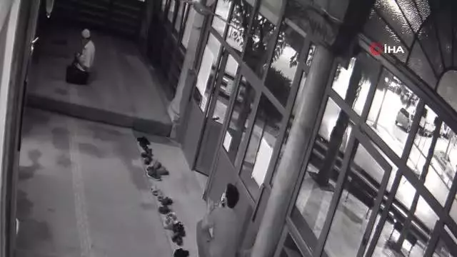Camiye giren Bulldog cinsi köpek, cemaate korku dolu anlar yaşattı