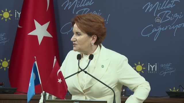 İYİ Parti Genel Başkanı Akşener, Hayalimdeki Doğu Türkistan Resim Yarışması Ödül Törenine katıldı