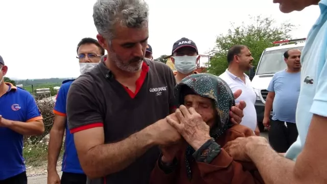 Kaybolan Emine ninenin çocuklarıyla kavuşma anı görenleri duygulandırdı