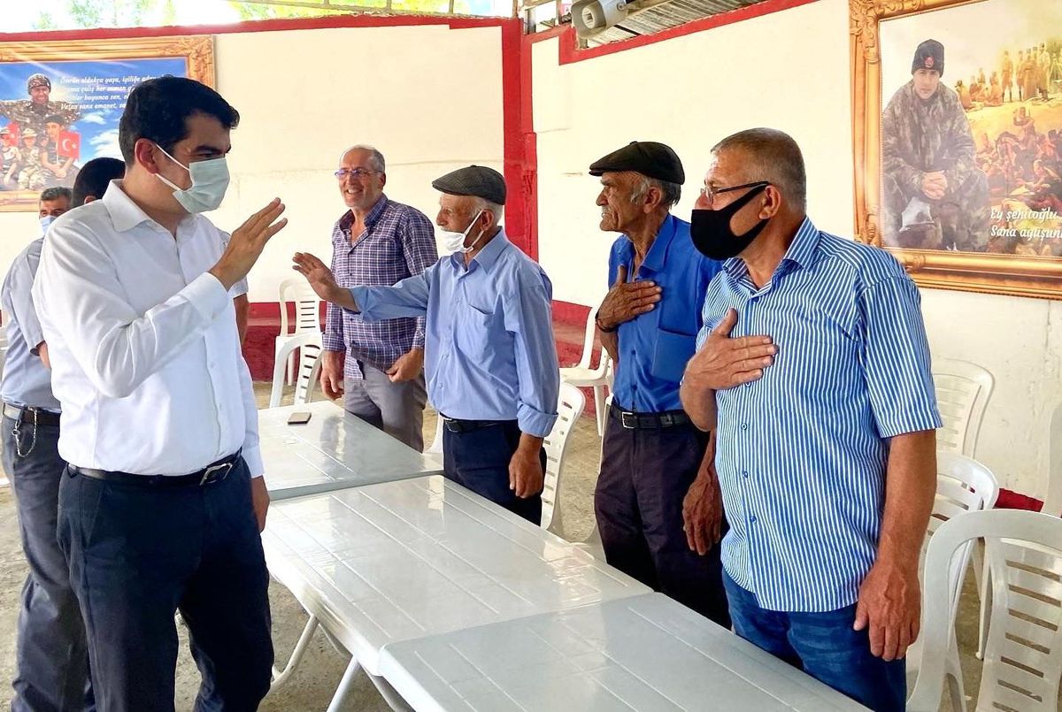 Kaymakam Köksal, vatandaşla bir araya geldi