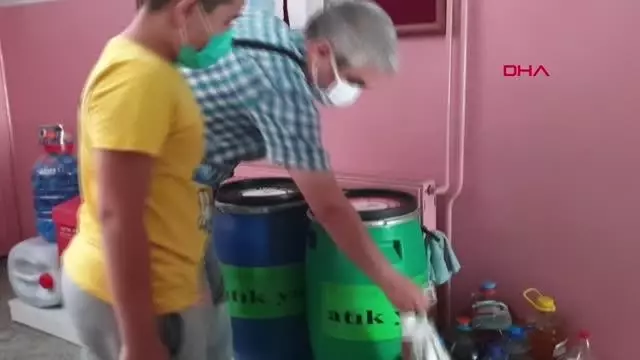 MUĞLA ATIK YAĞLARI BİRİKTİRİP, DUYGU'YA DESTEK OLDULAR