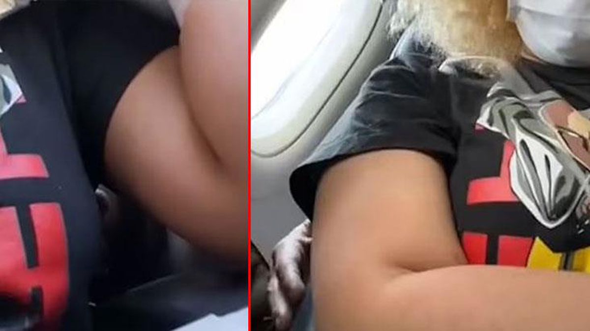 Uçakta taciz rezaleti! Sapığın eli, yol boyunca genç kızın vücudunda gezdi
