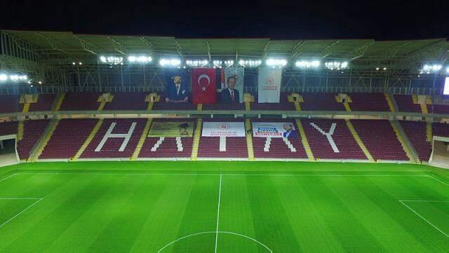 142 milyon TL'ye mal olan Hatay stadı, yarın Cumhurbaşkanı Erdoğan'ın katılımıyla açılıyor 142 milyon TL'ye mal olan Hatay stadı, yarın Cumhurbaşkanı Erdoğan'ın katılımıyla açılıyor