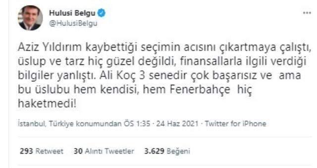 'Bugün seçim olsa kime oy verirsiniz?' anketinde Ali Koç, rakibi Aziz Yıldırım'a fark attı 'Bugün seçim olsa kime oy verirsiniz?' anketinde Ali Koç, rakibi Aziz Yıldırım'a fark attı