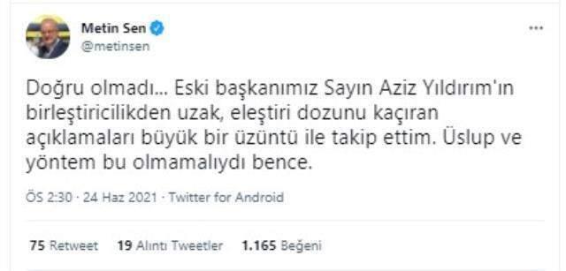 'Bugün seçim olsa kime oy verirsiniz?' anketinde Ali Koç, rakibi Aziz Yıldırım'a fark attı 'Bugün seçim olsa kime oy verirsiniz?' anketinde Ali Koç, rakibi Aziz Yıldırım'a fark attı