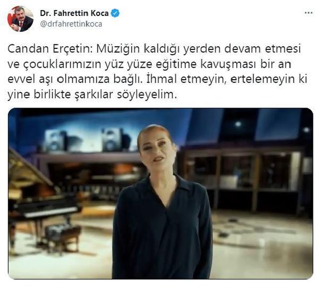 Candan Erçetin'den 'aşı' uyarısı: İhmal etmeyin, ertelemeyin