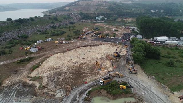 Kanal İstanbul'un temel atma törenine 2 gün kala son durum havadan görüntülendi