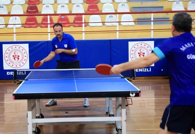 Pamukkale Belediyespor masa tenisinde de iddialı