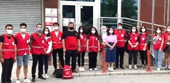 Türk Kızılay Denizli Şubesi Gönüllüleri ile Genç Gönüllüler, Afet Farkındalık Eğitimine Katıldı
