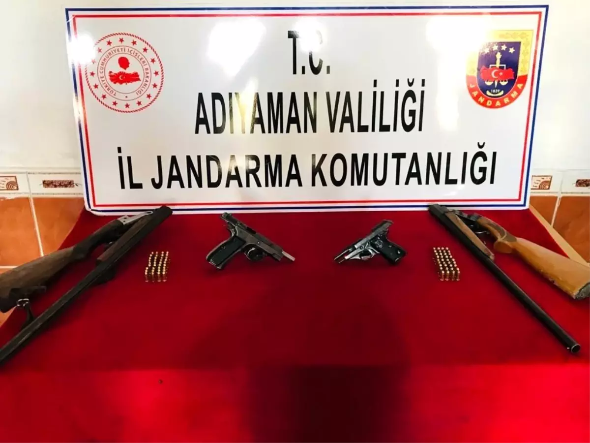Adıyaman'da tabanca ve tüfek ele geçirildi 1 adiyaman da tabanca ve tufek ele gecirildi 14224451 amp