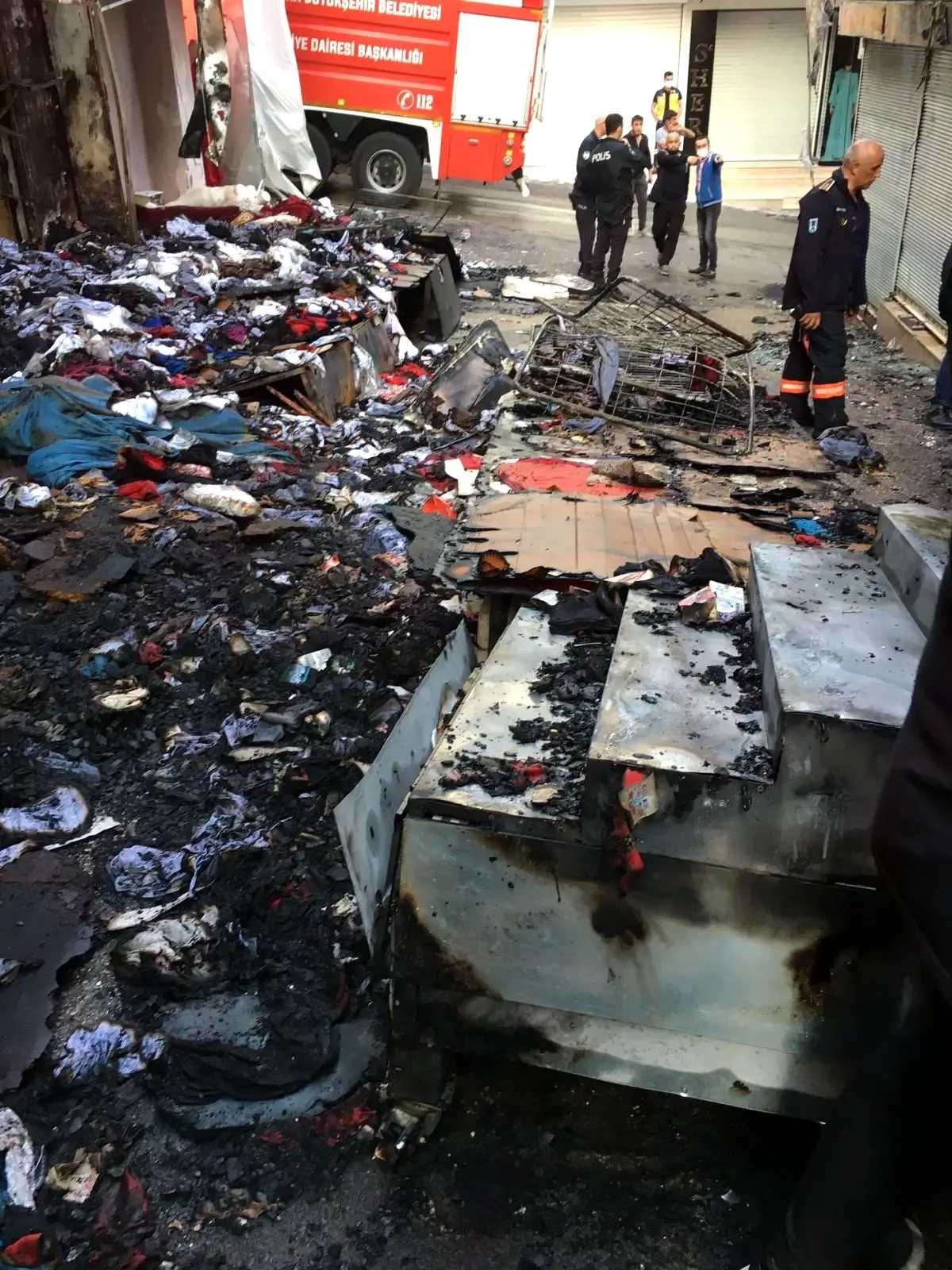 Başkent'in alışveriş sokağındaki yangın kundaklama çıktı