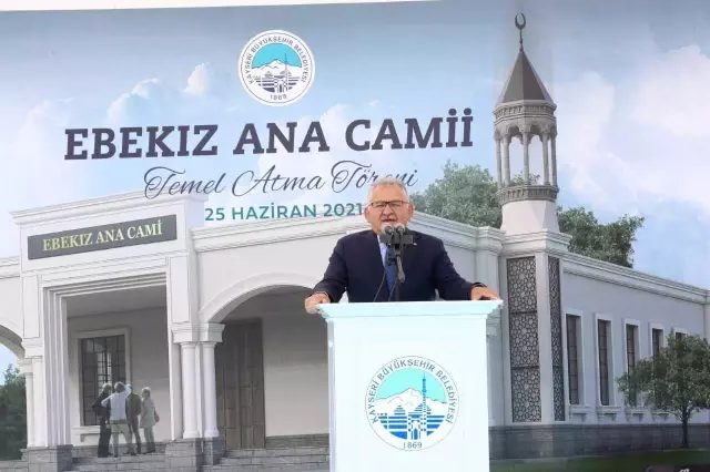 Bünyan Ceza İnfaz Kurumu Yerleşkesine yaptırılacak caminin temeli atıldı