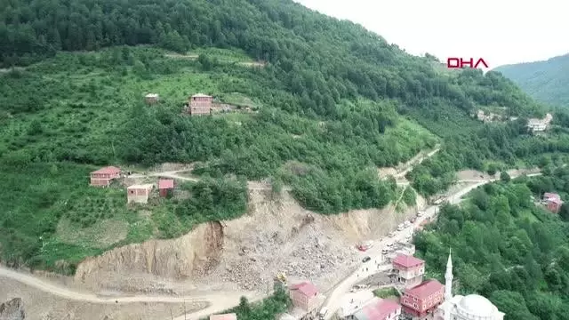 GİRESUN PATLATILAN DİNAMİT NEDENİYLE HASAR GÖREN BELEDİYE BİNASI ONARILIYOR