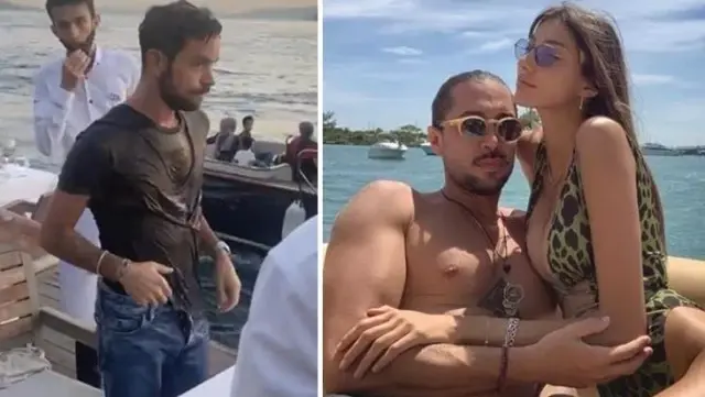 Sabancıların torunu Kerem Kamışlı'yı denize atan Marcus, öncesinde masalarına oturup selfie çekmiş Sabancıların torunu Kerem Kamışlı'yı denize atan Marcus, öncesinde masalarına oturup selfie çekmiş