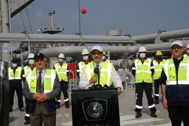 Bakan Dönmez: Ertuğrul Gazi'nin ilk gaz dolum operasyonunu, 29 Haziran'da gerçekleştireceğiz