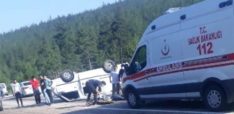 Bursa'da minibüs devrildi: 1 ölü, 3 yaralı