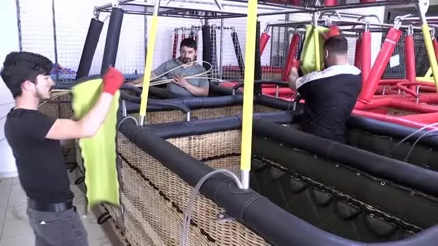 Kapadokya'da üretilen yerli sıcak hava balonu yurt dışından talep ediliyor