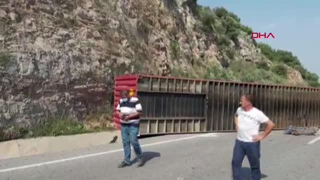 kocaeli konteyner savrulan tir dan d 100 yolu 2 14227470 o