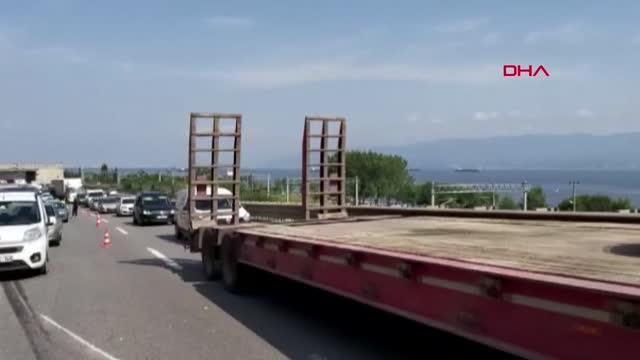 kocaeli konteyner savrulan tir dan d 100 yolu 3 14227470 o