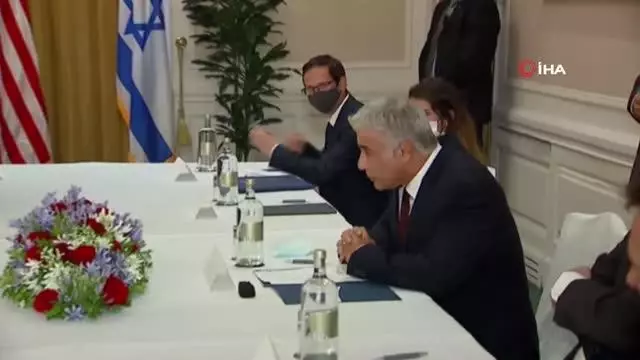 ABD Dışişleri Bakanı Blinken, İsrailli mevkidaşı Lapid ile bir araya geldi