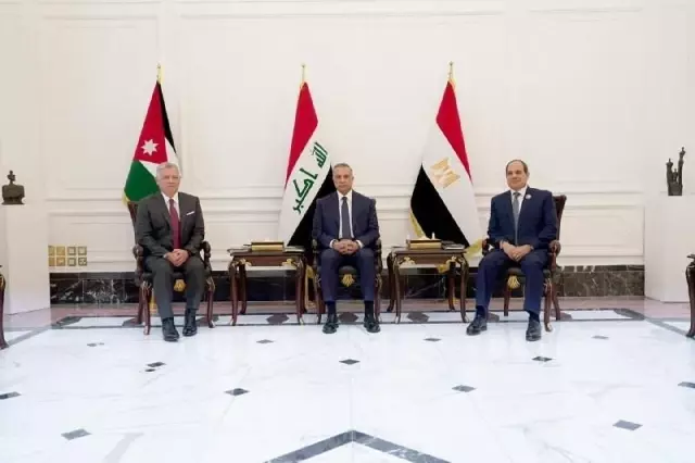Irak, Mısır ve Ürdün arasındaki 3'lü zirve tamamlandı