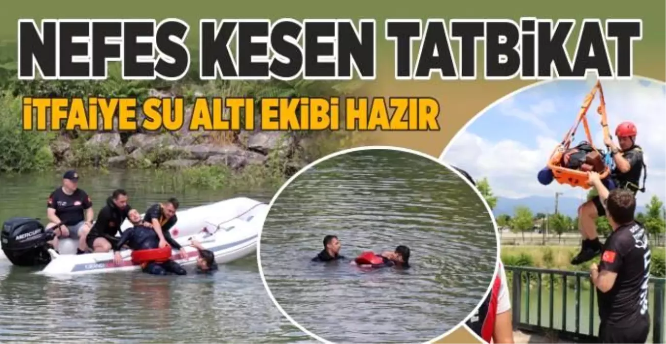 İtfaiye Su Altı Ekibi Hazır