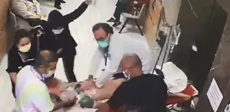 Sedye üzerine çıkan doktor, kalbine korkuluk saplanan çocuğu böyle kurtardı
