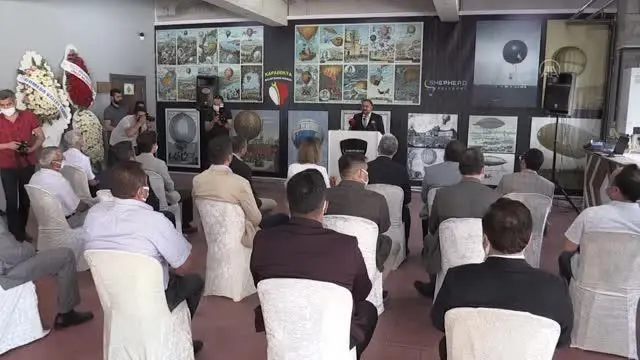 Ürgüp'te sıcak hava balonlarının bakımı ve üretimini yapacak merkez açıldı
