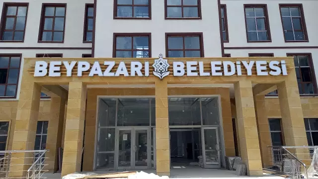 Beypazarı Belediyesi yeni binasına taşınmak için gün sayıyor Beypazarı Belediyesi yeni binasına taşınmak için gün sayıyor