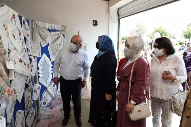 Darıcalı kadınlara ücretsiz hanımeli pazarı müjdesi