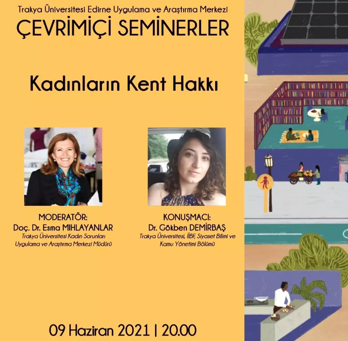 Edirne'de kadınların kent hakkı ele alındı