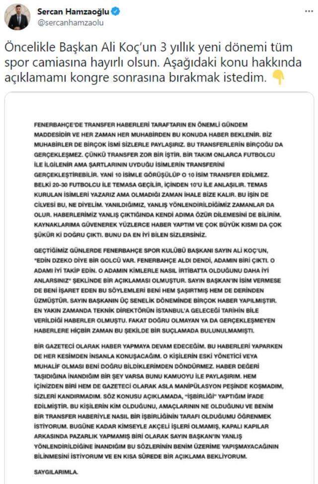 Gazeteci Sercan Hamzaoğlu'nun paylaşımına Acun Ilıcalı'dan olay yorum: Yalan haber yaptığına bizzat şahidim