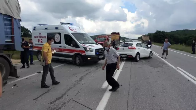 Görev yapacağı camiyi görmeye giden imam ve yakınları kaza