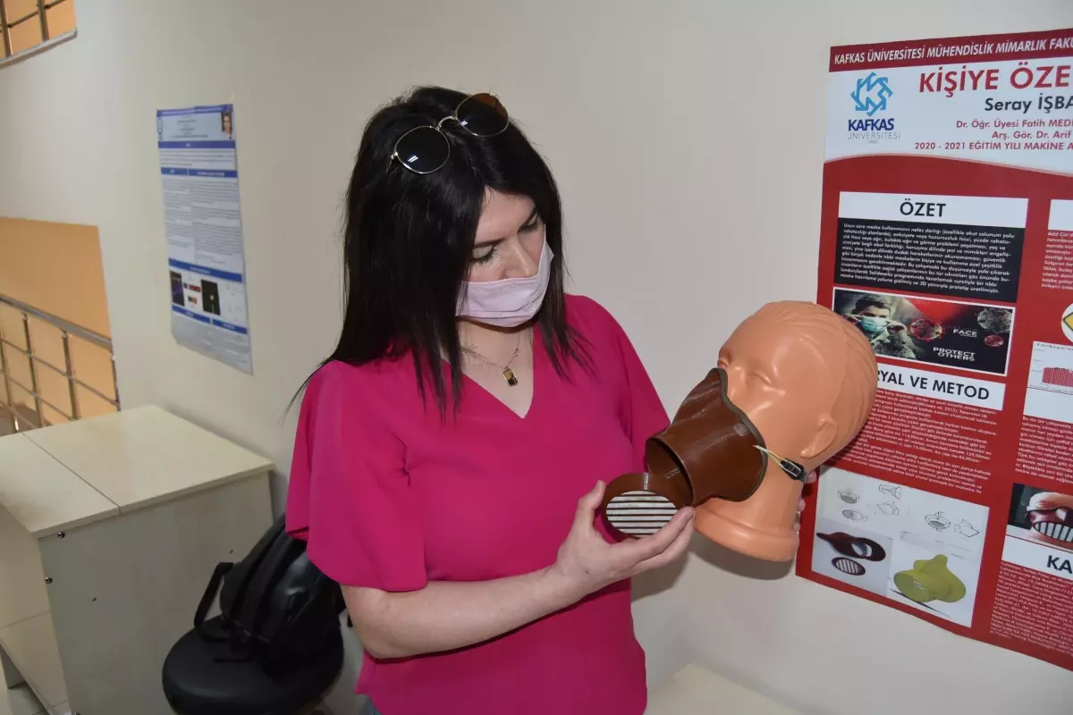 Kafkas Üniversitesinden mezun olan öğrencilerin bitirme ödevi Kovid-19 temalı projeler oldu