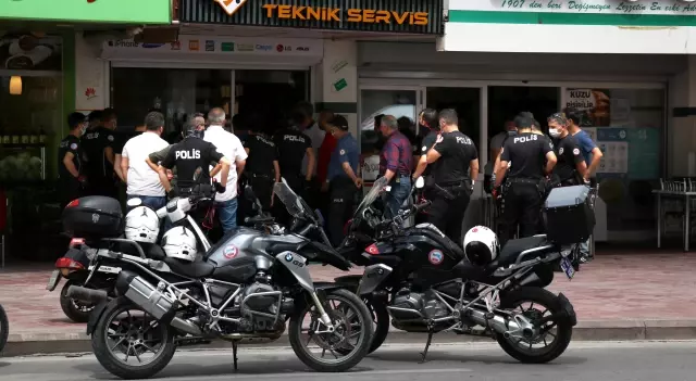 Tartıştığı kadını korkutmak için havaya ateş açıp kendisini dükkana kilitleyen kişi, gözaltına alındı