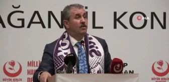 Mustafa Destici: 'İnşallah bu süreç PKK'nın partisinin kapatılmasıyla sona erecek'