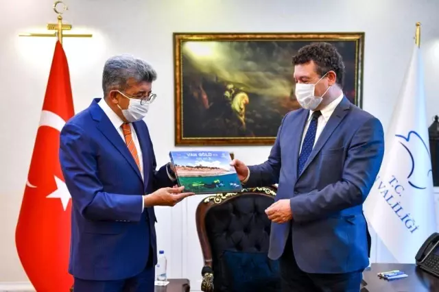 Van Valisi Bilmez, Birleşmiş Milletler Mülteciler Yüksek Komiserliği Türkiye Temsilcisi Leclerc'i kabul etti