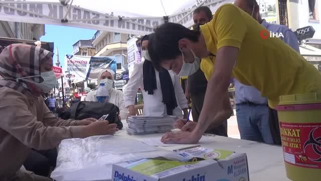 vatandaslar caddede kurulan mobil asi istasyo 14230504 o