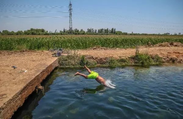 ANTALYA'DA SULAMA KANALINDA TEHLİKELİ SERİNLİK