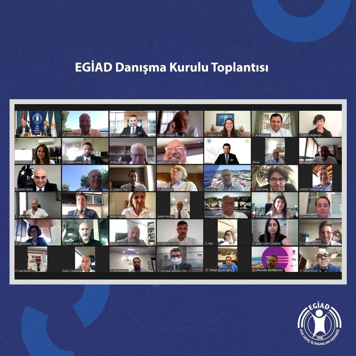 EGİAD Danışma Kurulu'nda 3 aylık periyot ve planlanan projeler aktarıldı
