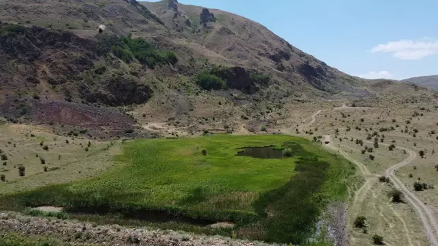 Erzurum'un doğa harikası yüzen adaları turizme kazandırılıyor