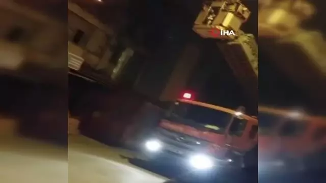 İnegöl'de mobilya sanayi bölgesinde korkutan yangın
