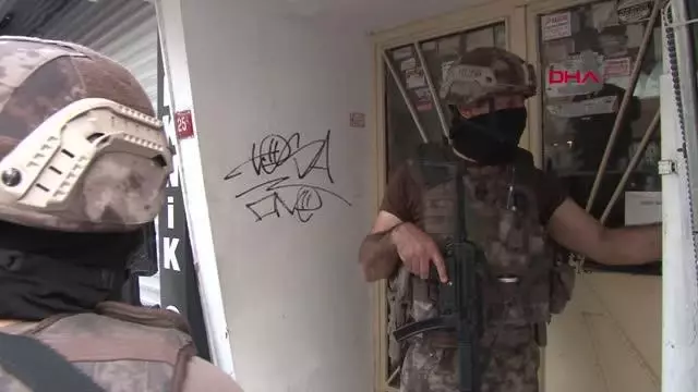 İSTANBUL-PENDİK'TE UYUŞTURUCU OPERASYONU